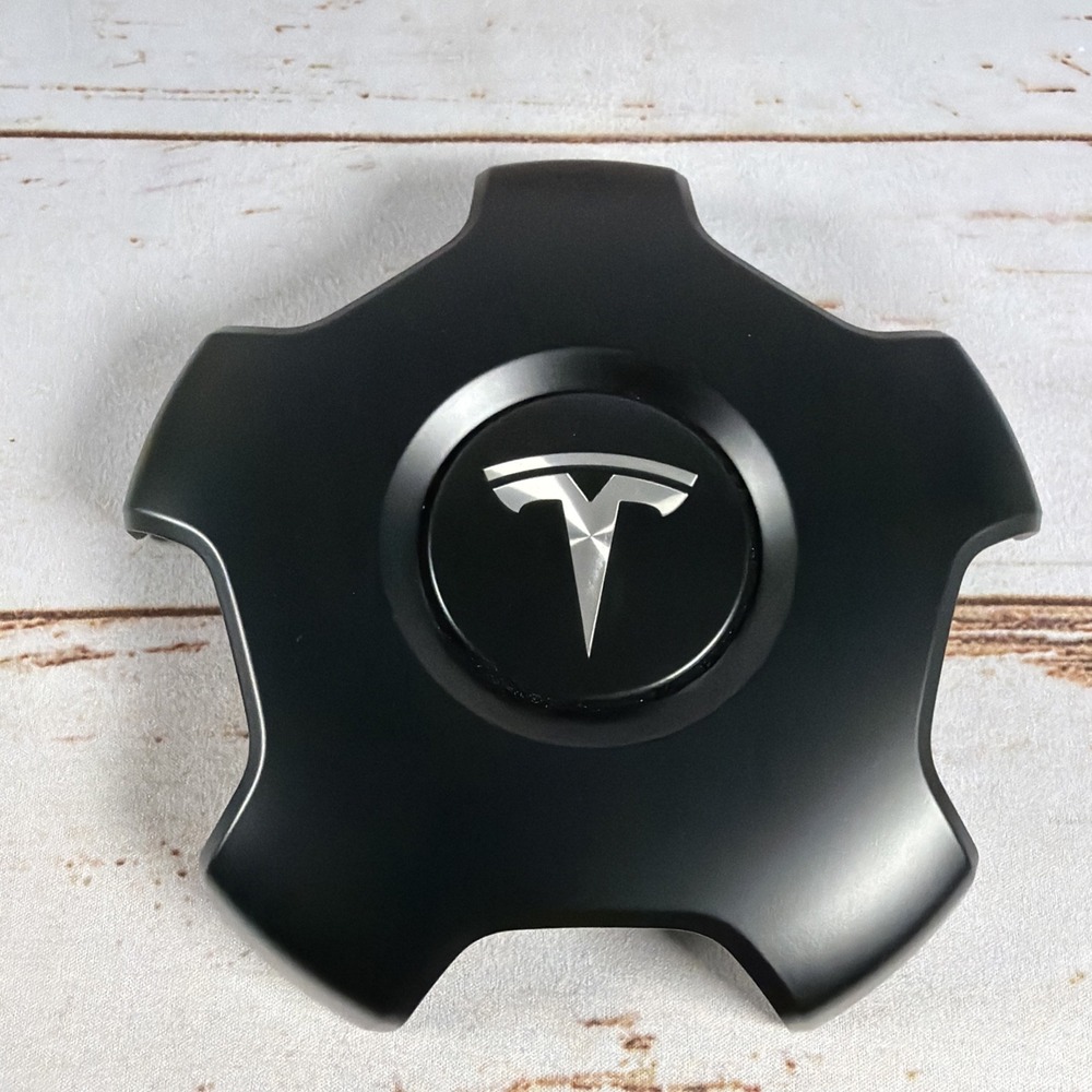 Tesla Model 3 Aero Wheel Matte Black Center Cap 1529680-A 2017-2023 OEM